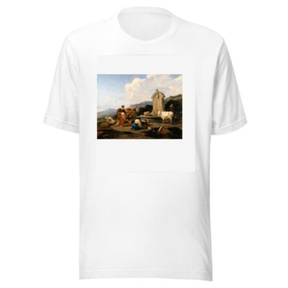 Roman Fountain with Cattle and Figures by Nicolaes Pietersz. Berchem T-Shirt