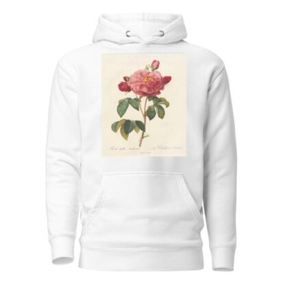 Rosa Gallica Aurelianensis by Pierre Joseph Redouté Hoodie