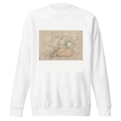 Rose with a basket by Tadeusz Makowski Sweatshirt