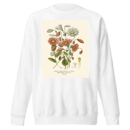 Rosy Everlasting Flower by Edward Step Sweatshirt