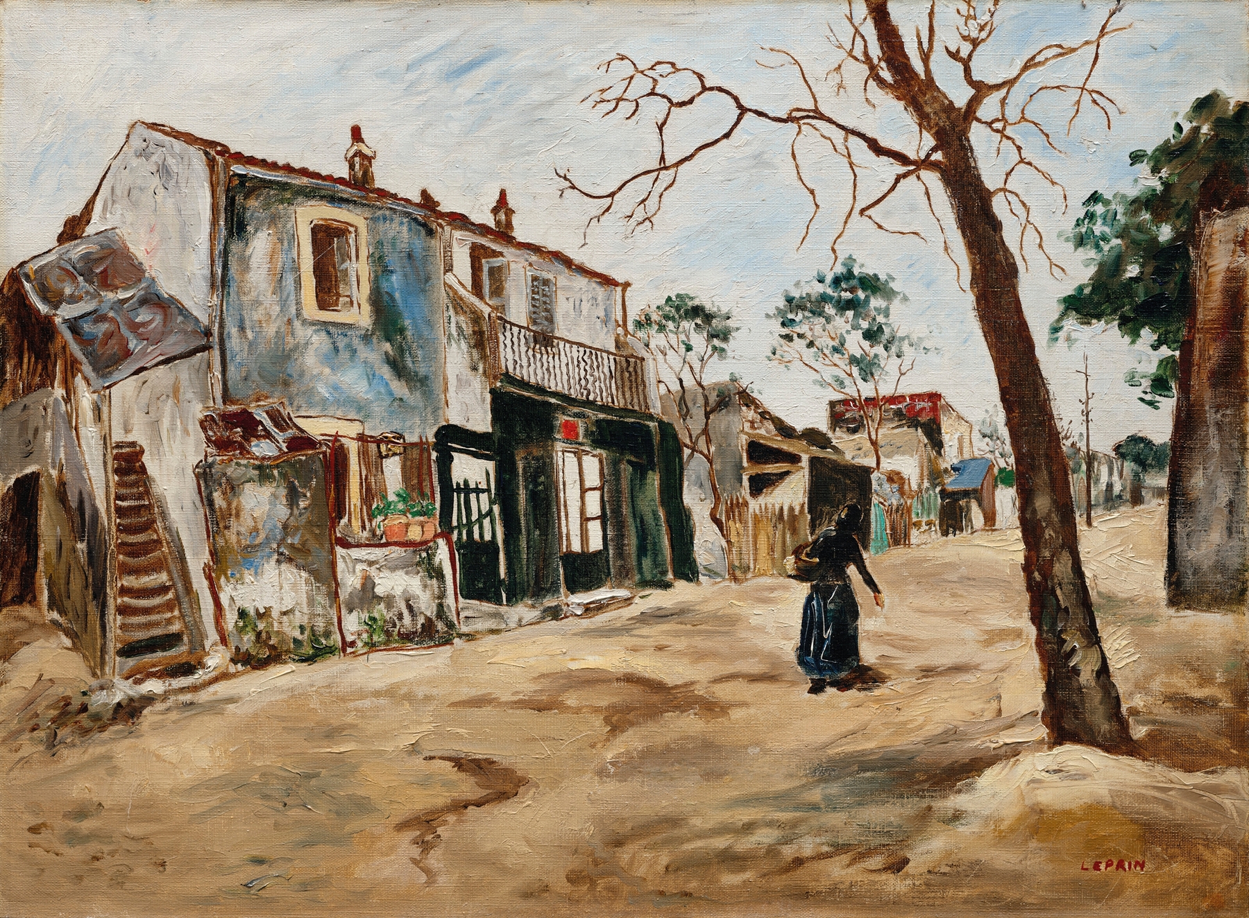 Rue à Saint-Ouen by Marcel Leprin