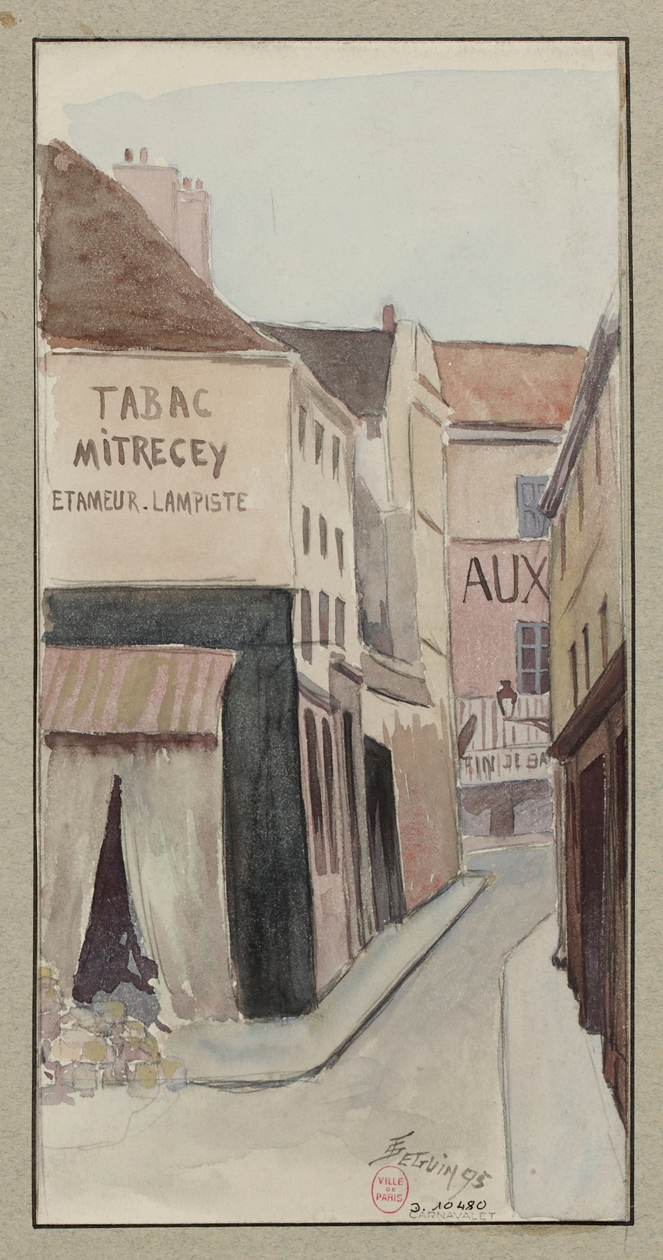 Rue de l’Arbalète by F. Séguin