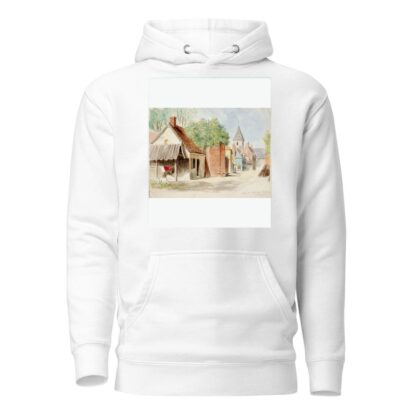 Rue du Puits Sale, St. Valery by Miner Kilbourne Kellogg Hoodie