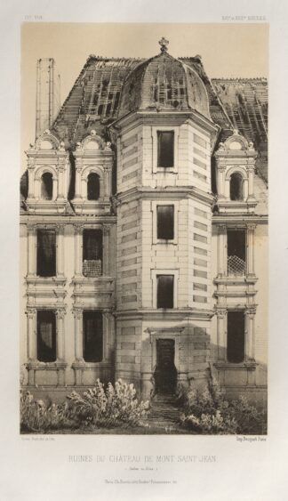 Ruines Du Château De Mont-Saint-Jean by Victor Petit