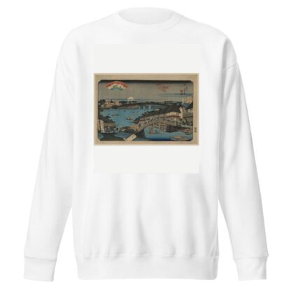 Ryōgokubashi no sekisho by Keisai Eisen Sweatshirt