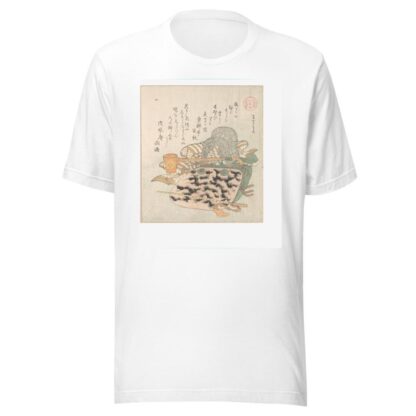 Saddle, Horse-Dipper and Other Harness by Kubo Shunman T-Shirt
