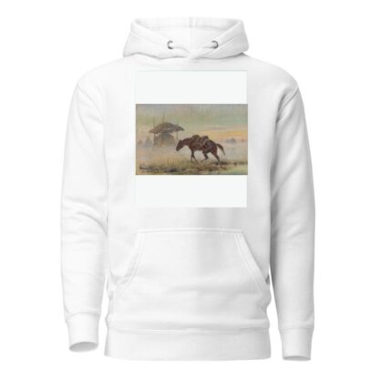 Saddled horse by Józef Ryszkiewicz Hoodie
