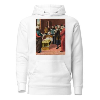 Saint Ambrose and the Miracle of the Bees by Ambrogio Bergognone Hoodie