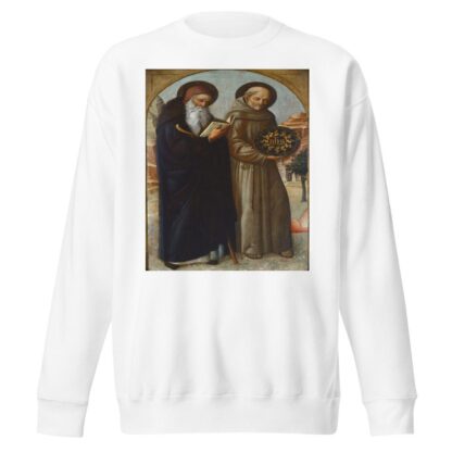 Saint Anthony Abbot and Saint Bernardino of Siena by Jacopo Bellini Sweatshirt