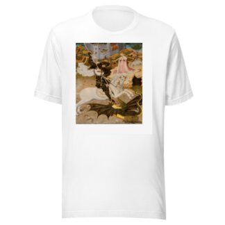 Saint George and the Dragon by Bernat Martorell T-Shirt