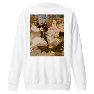Saint George and the Dragon by Bernat Martorell Sweatshirt