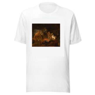 Satyr among peasants by Constantijn a Renesse T-Shirt