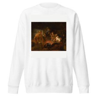 Satyr among peasants by Constantijn a Renesse Sweatshirt