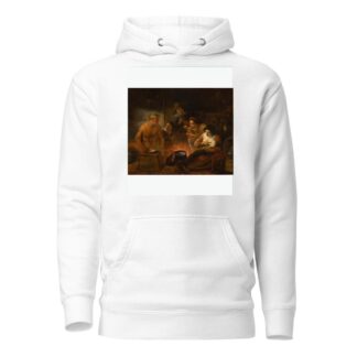 Satyr among peasants by Constantijn a Renesse Hoodie