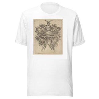 Satyr Mask with Hooked Horns and an Ivy Wreath by François Chauveau T-Shirt