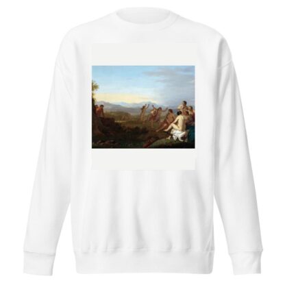 Satyrs Spying on Nymphs by Cornelis Van Poelenburch Sweatshirt
