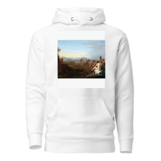 Satyrs Spying on Nymphs by Cornelis Van Poelenburch Hoodie