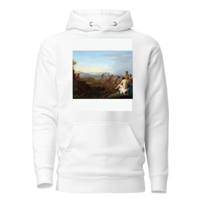 Satyrs Spying on Nymphs by Cornelis Van Poelenburch Hoodie