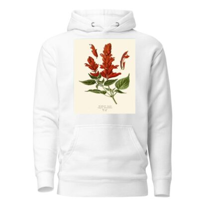 Scarlet Sage by Edward Step Hoodie