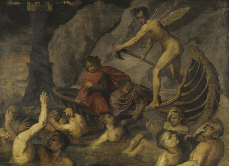 Scene From The Divine Comedy 1 by Jacopo Ligozzi