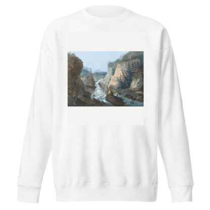 Schlucht mit Wasserfall by Caspar Wolf Sweatshirt