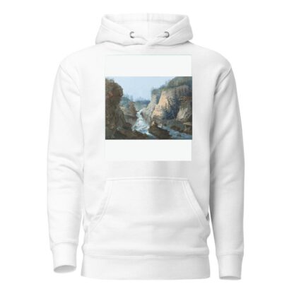 Schlucht mit Wasserfall by Caspar Wolf Hoodie