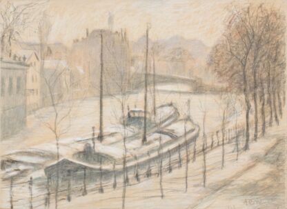 Schuiten onder de sneeuw by Anna De Weert