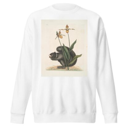 Sciurus Niger, The Black-Squirrel; Calceolus, The Lady’s Slipper. by Mark Catesby Sweatshirt