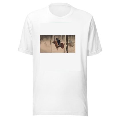 Scouts near Nuizhuang on a Snowy Night by Kobayashi Kiyochika T-Shirt