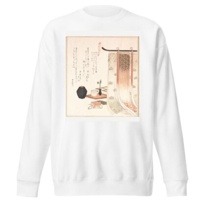Screen and Utensils for the Incense Ceremony by Kubo Shunman Sweatshirt