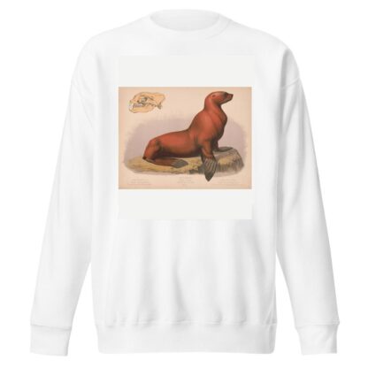 Sea lion. Eumetopias stelleri. Male by Louis Prang & Co. Sweatshirt