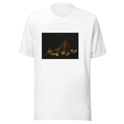 Seashells in a purple tapestry by Abraham Van Calraet T-Shirt