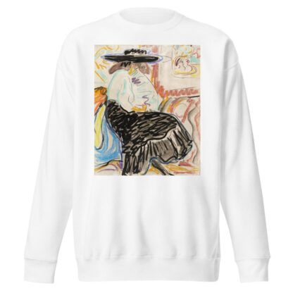 Seated Woman in the Studio by Ernst Ludwig Kirchner Sweatshirt