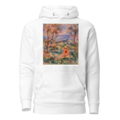 Seated Woman with Sea in the Distance by Pierre-Auguste Renoir Hoodie