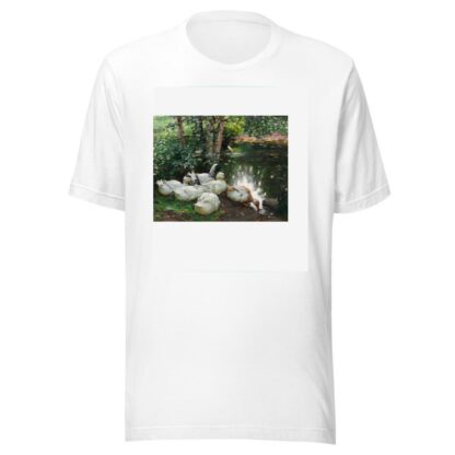 Sechs Enten am Teichufer by Alexander Koester T-Shirt