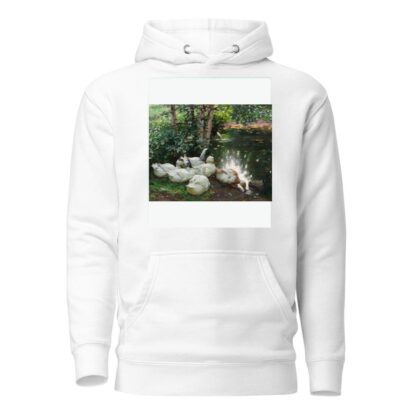 Sechs Enten am Teichufer by Alexander Koester Hoodie