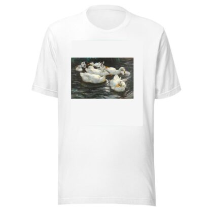 Sechs Enten im Wasser, by Alexander Koester T-Shirt