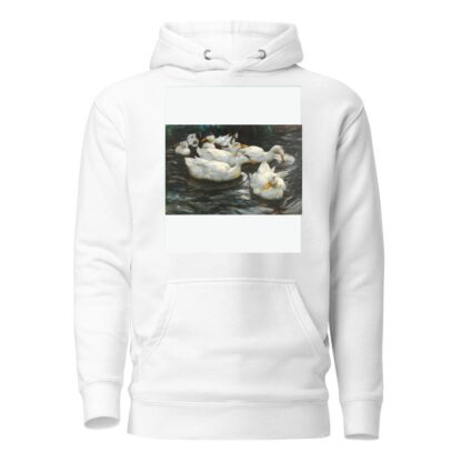Sechs Enten im Wasser, by Alexander Koester Hoodie