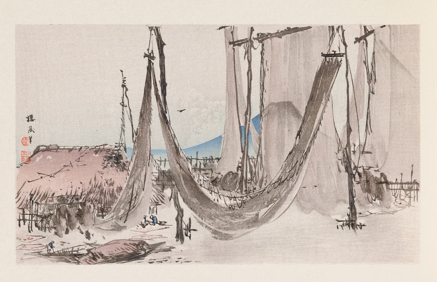 Seihō jūni Fuji, Pl.07 by Takeuchi Seihō
