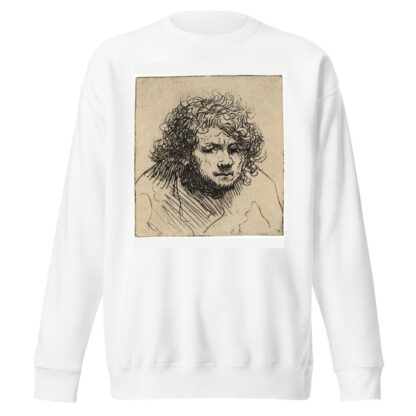 Self-Portrait: leaning forward Bust by Rembrandt van Rijn Sweatshirt