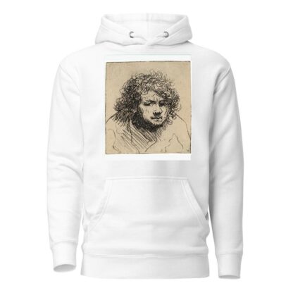Self-Portrait: leaning forward Bust by Rembrandt van Rijn Hoodie