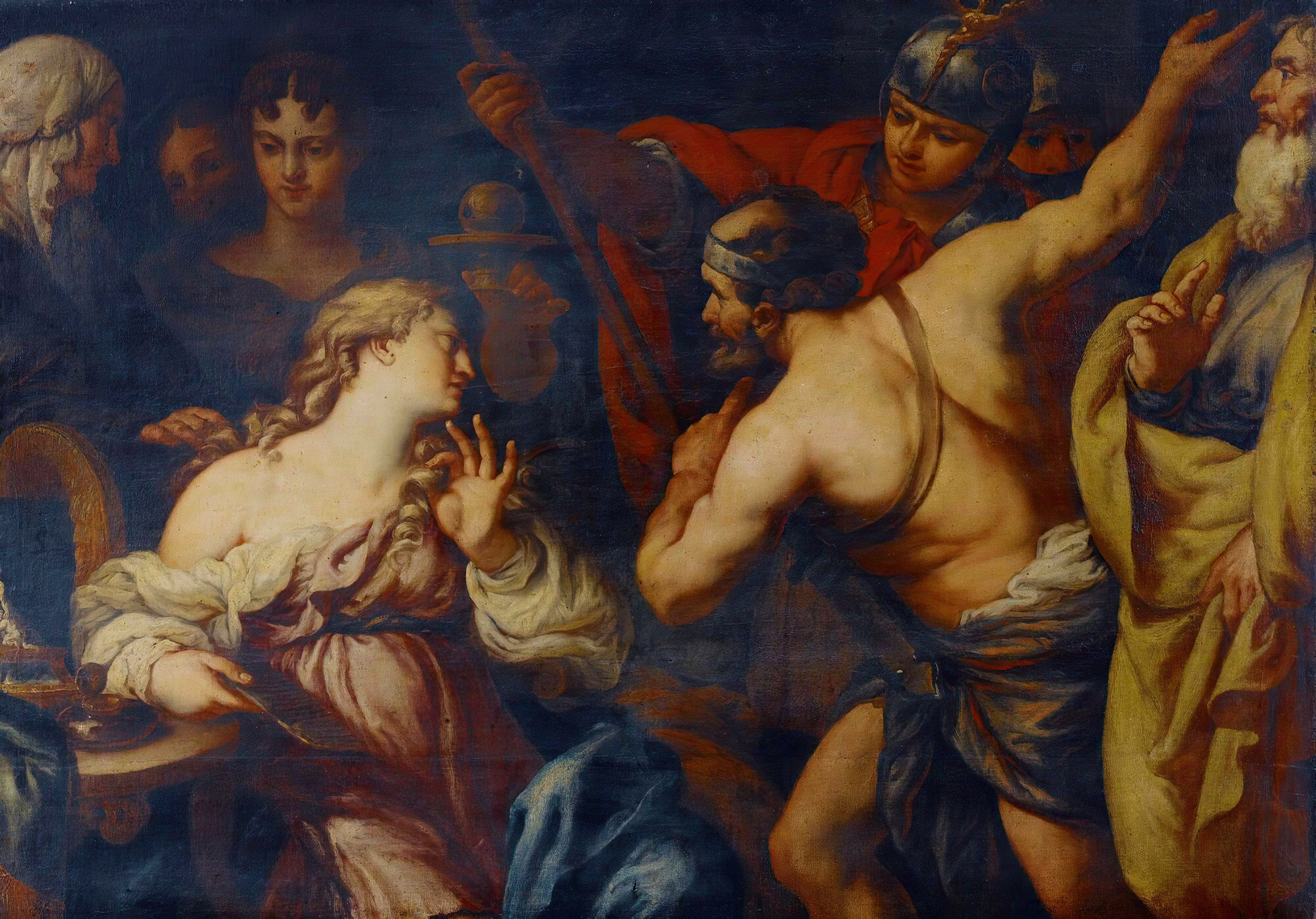 Semiramis called to arms by Francesco Rosa
