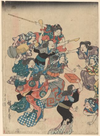 Servants’ Quarrel by Andō Hiroshige