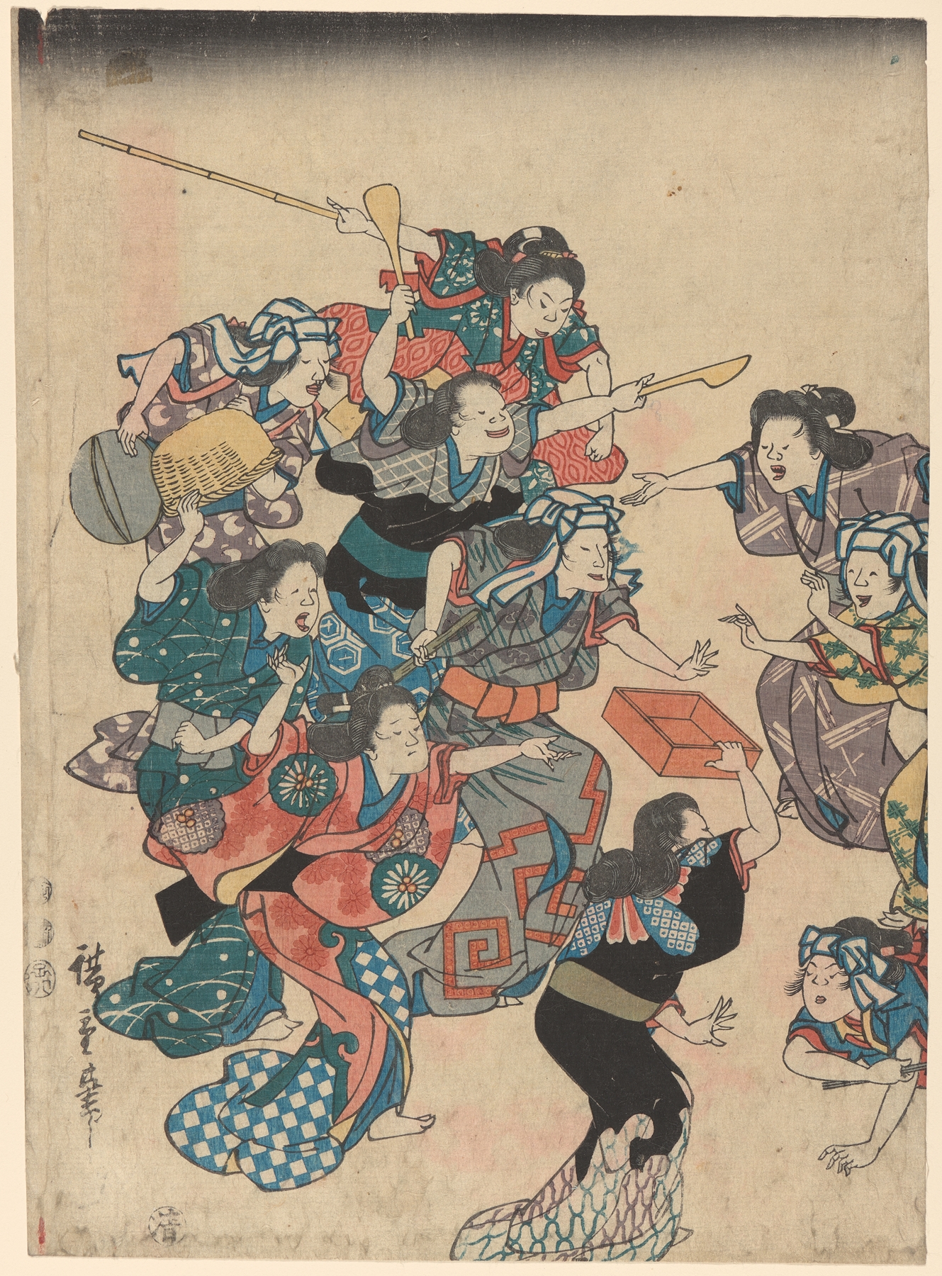 Servants’ Quarrel by Andō Hiroshige