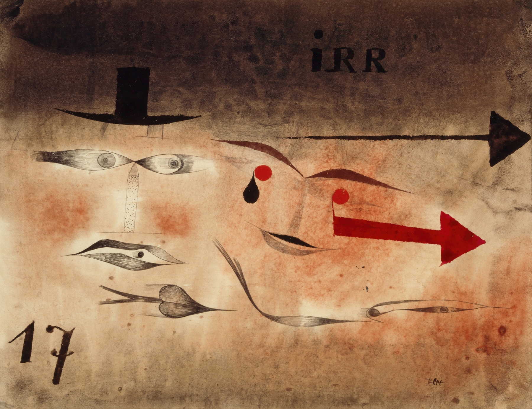 Seventeen, Insane by Paul Klee