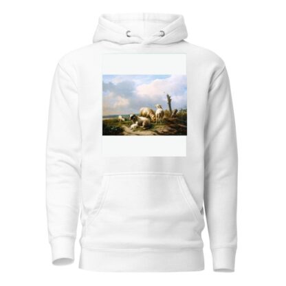Sheep In A Landscape by Eugène Joseph Verboeckhoven Hoodie