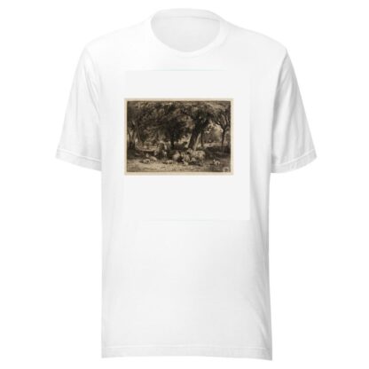 Sheep in an Orchard by Peter Moran T-Shirt