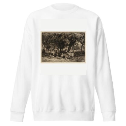 Sheep in an Orchard by Peter Moran Sweatshirt