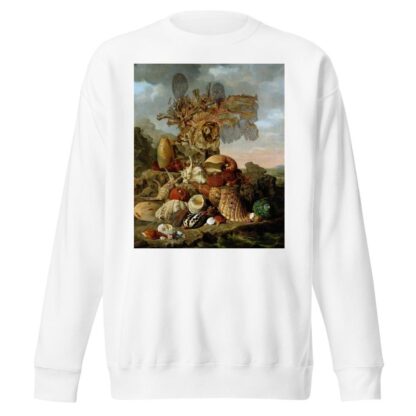 Shells and Marine Plants by Henricus Franciscus Wiertz Sweatshirt