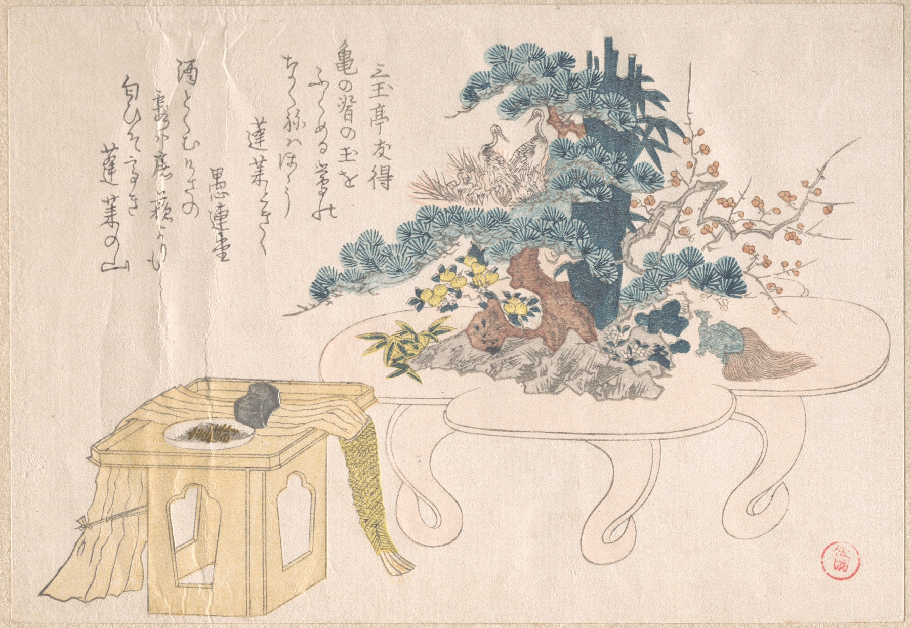 Shimadai and Sambo by Kubo Shunman
